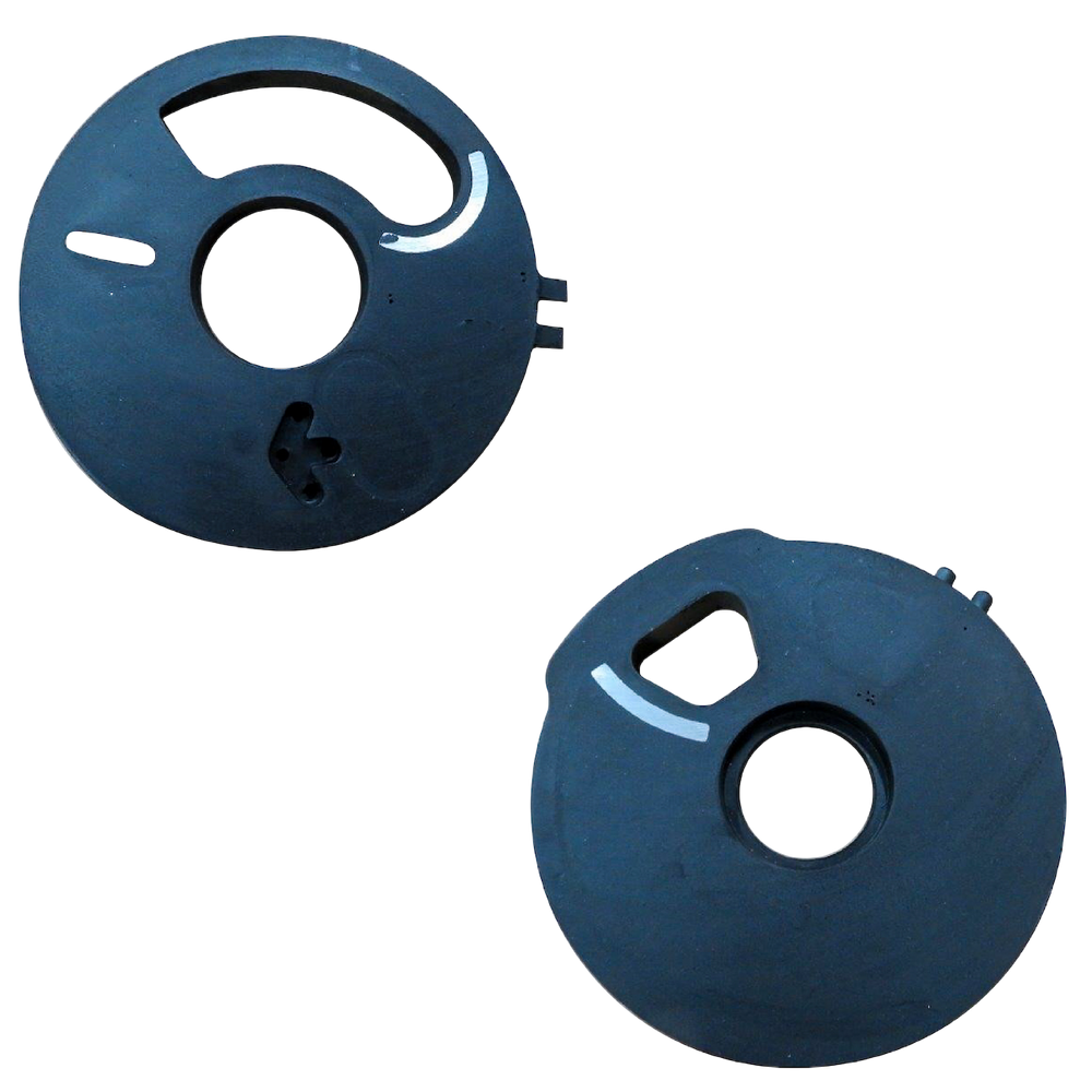 Aliva 246 Rubber Plates (Upper and Lower) - Viapex GmbH putzmaschinen zubehör ersatzteile