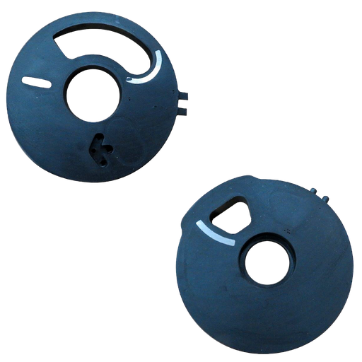 Aliva 246 Rubber Plates (Upper and Lower) - Viapex GmbH putzmaschinen zubehör ersatzteile