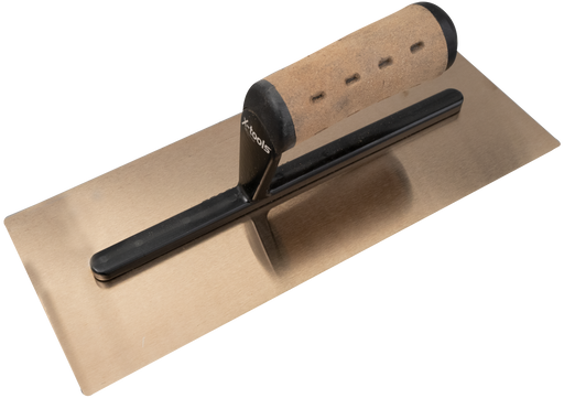 Smoothing trowel BOSS GOLD 300x120 cm leather-handle - Viapex GmbH putzmaschinen zubehör ersatzteile