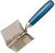 Inside corner trowel stainless, wooden handle - Viapex GmbH putzmaschinen zubehör ersatzteile