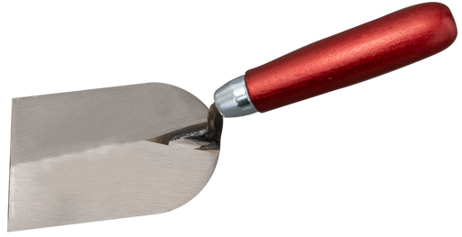 Plaster spatula steel hardened with G-shaped neck wooden handle - Viapex GmbH putzmaschinen zubehör ersatzteile