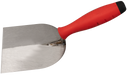 Plaster spatula stainless with G-shaped neck, 2K-handle - Viapex GmbH putzmaschinen zubehör ersatzteile
