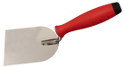 Plaster spatula stainless with G-shaped neck, 2K-handle - Viapex GmbH putzmaschinen zubehör ersatzteile