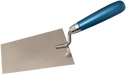 Brick trowel stainless with G-shaped neck, wooden handle - Viapex GmbH putzmaschinen zubehör ersatzteile
