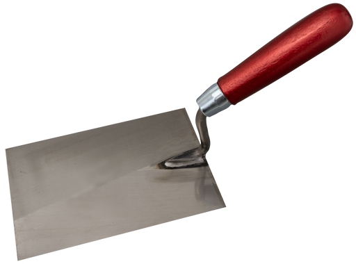 Degginger brick trowel with G-shaped neck, wooden handle - Viapex GmbH putzmaschinen zubehör ersatzteile