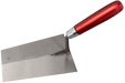 Brick trowel steel hardened with G-shaped neck, wooden handle - Viapex GmbH putzmaschinen zubehör ersatzteile