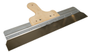 Wall spatula stainless, wooden handle - Viapex GmbH putzmaschinen zubehör ersatzteile