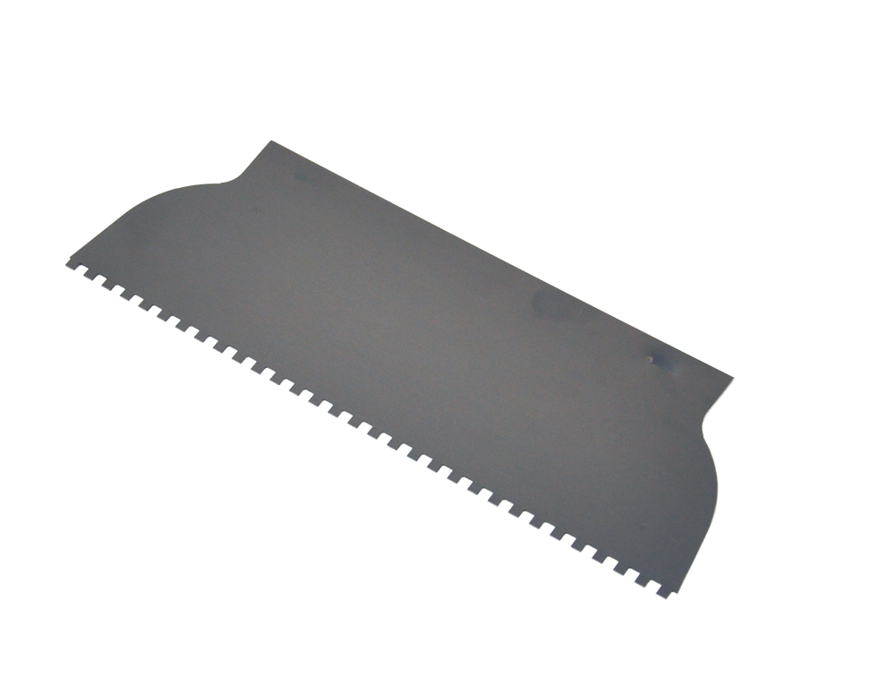 Blade stainless 0,5 mm with toothing - Viapex GmbH putzmaschinen zubehör ersatzteile