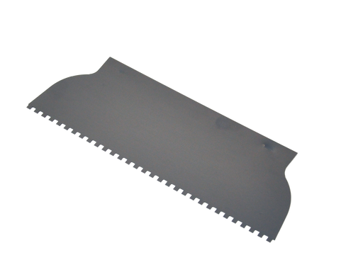 Blade stainless 0,5 mm with toothing - Viapex GmbH putzmaschinen zubehör ersatzteile