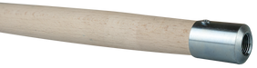 Wooden handle with thread reinforced - Viapex GmbH putzmaschinen zubehör ersatzteile