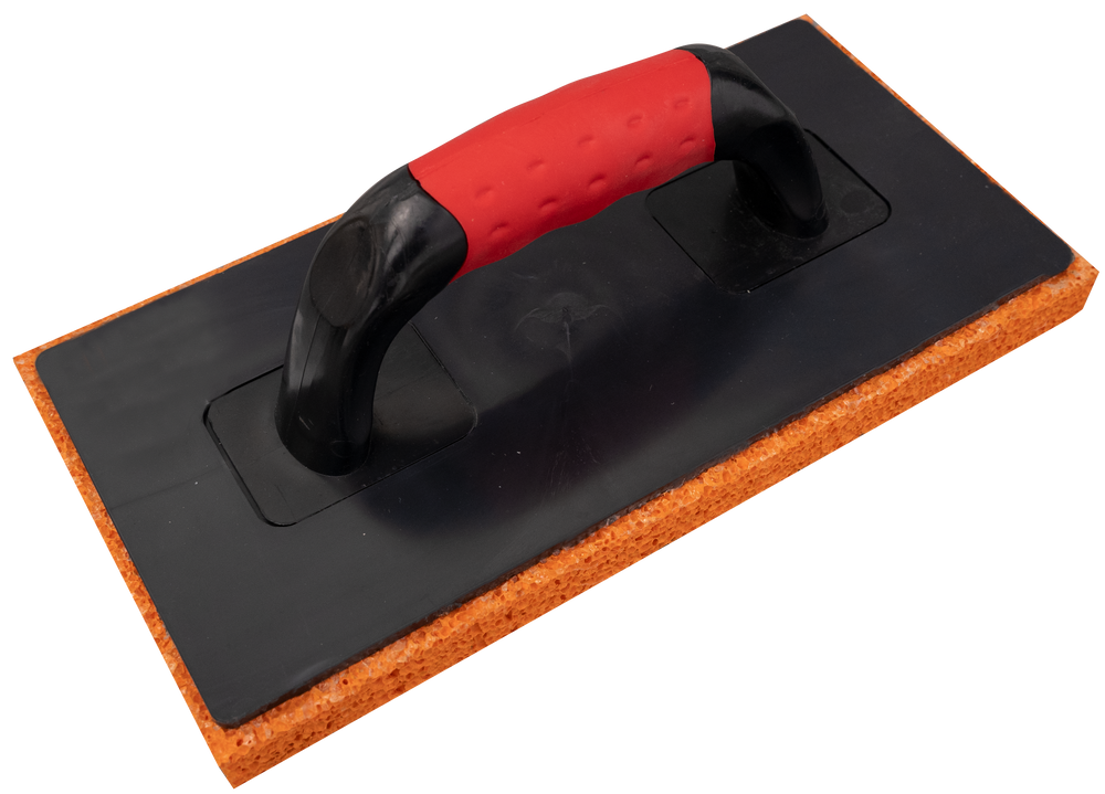 Sponge float 280x140 mm, large-pored 2K-handle - Viapex GmbH putzmaschinen zubehör ersatzteile