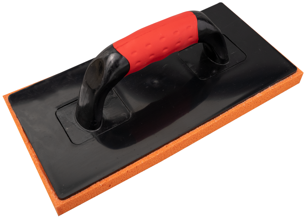 Sponge float 280x140 mm, fine-pored, 2K-handle - Viapex GmbH putzmaschinen zubehör ersatzteile