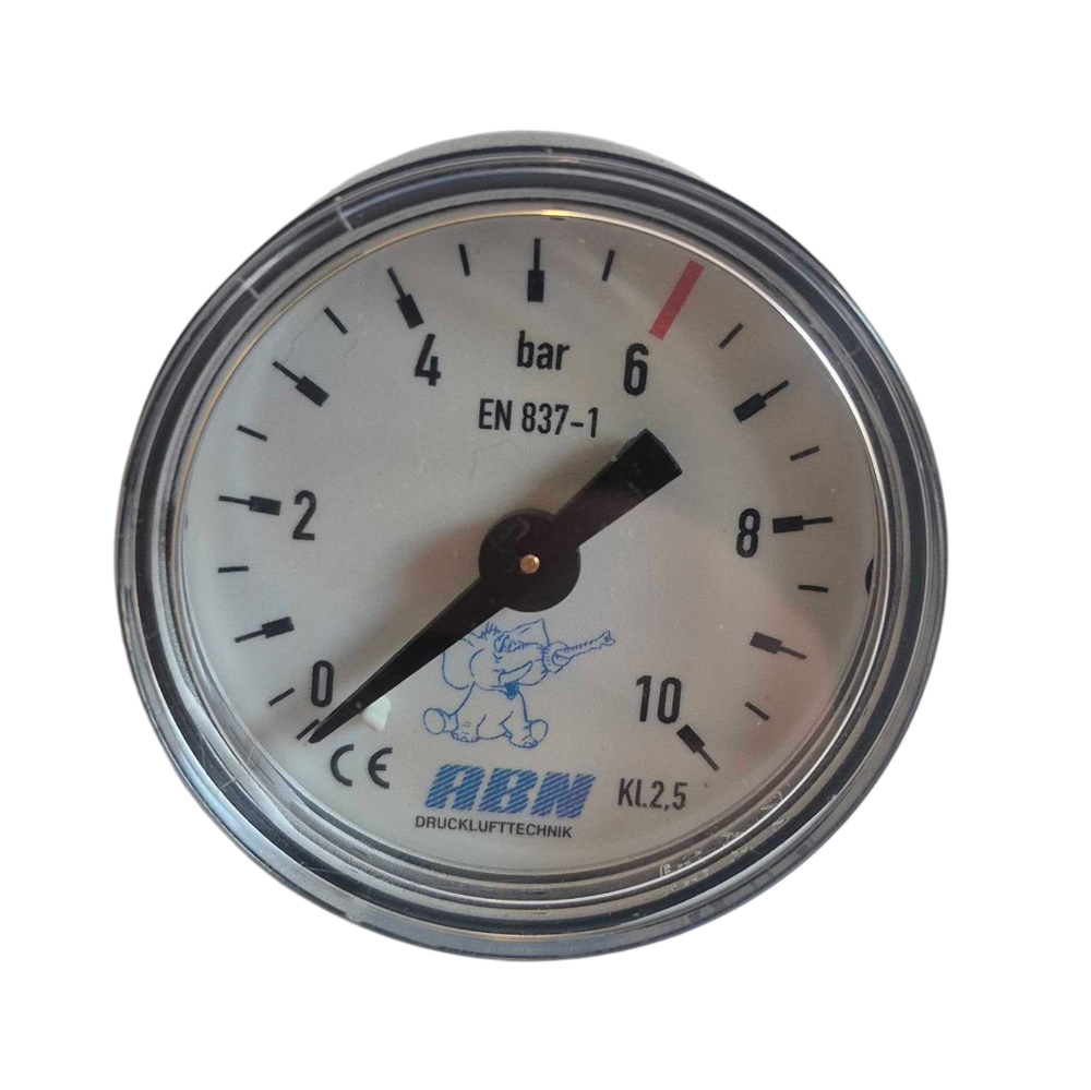 Manometer 40mm 1/8" below 0-10Bar V-Meko - Viapex GmbH putzmaschinen zubehör ersatzteile