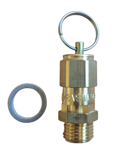 V-Meko blow-off valve including aluminum sealing ring - Viapex GmbH putzmaschinen zubehör ersatzteile
