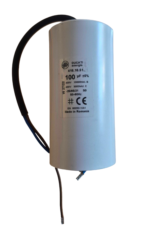 Starting capacitor 100 uF - Viapex GmbH putzmaschinen zubehör ersatzteile