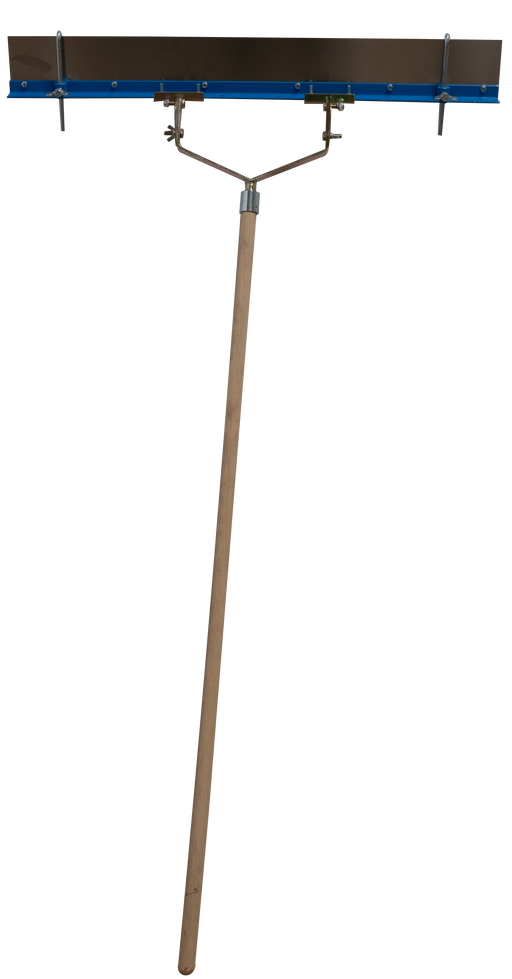 Floorscraper steel with wooden handle - Viapex GmbH putzmaschinen zubehör ersatzteile
