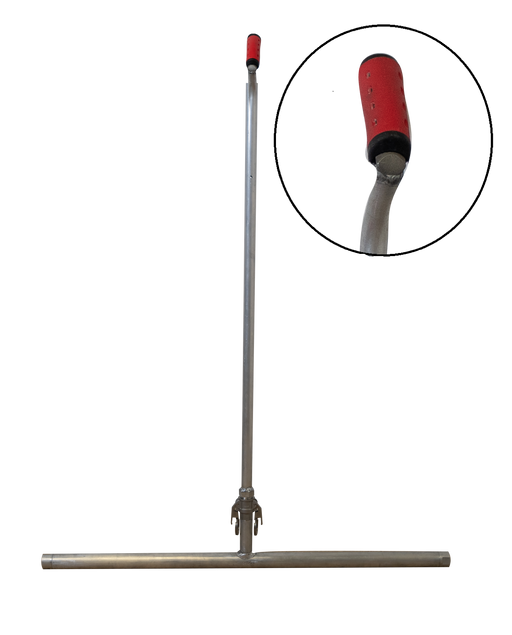 Liquid screed bar VARIO handles 45° 0.8m - Viapex GmbH putzmaschinen zubehör ersatzteile