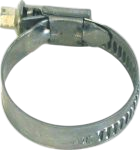 Collier de serrage W1 galvanisé, pour tuyau 1/2"