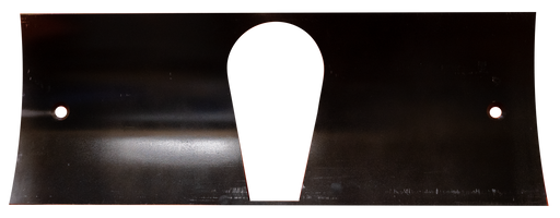 Wear plate 5mm Steel with outlet in the middle 64x25cm - Viapex GmbH putzmaschinen zubehör ersatzteile