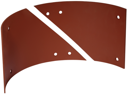 Wear plate 6mm Steel without outlet - Viapex GmbH putzmaschinen zubehör ersatzteile