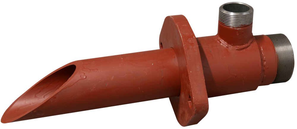 Vessel outlet EB Inside micrometer 160 mm flange - Viapex GmbH putzmaschinen zubehör ersatzteile