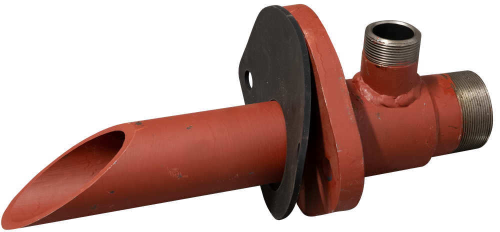 Vessel outlet EB inside micrometer 170 mm flange - Viapex GmbH putzmaschinen zubehör ersatzteile