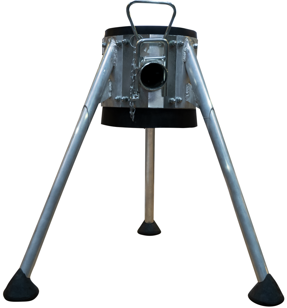 Auslaufbock ALU Aufnahme MK50 650mm - Viapex GmbH putzmaschinen zubehör ersatzteile