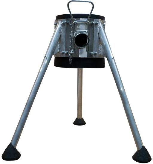 Auslaufbock ALU Aufnahme MK50 650mm - Viapex GmbH putzmaschinen zubehör ersatzteile