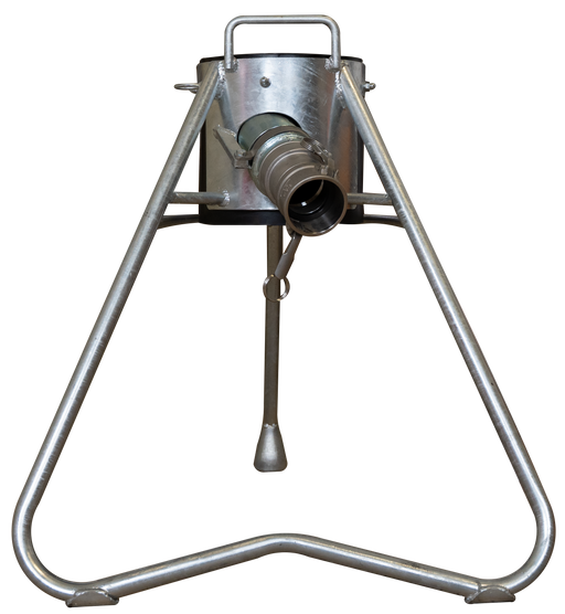 Discharge stand steel tripod, italian version - Viapex GmbH putzmaschinen zubehör ersatzteile