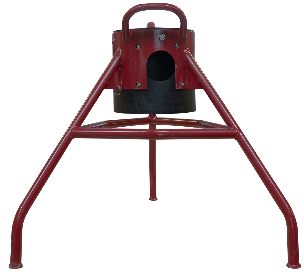 Discharge stand steel tripod without connection plate - Viapex GmbH putzmaschinen zubehör ersatzteile