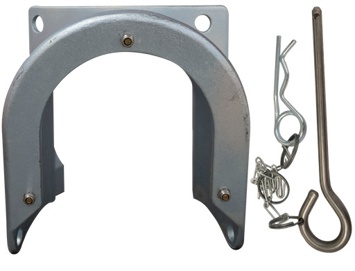 Adapter for discharge stands steel KK89 with retaining pin - Viapex GmbH putzmaschinen zubehör ersatzteile