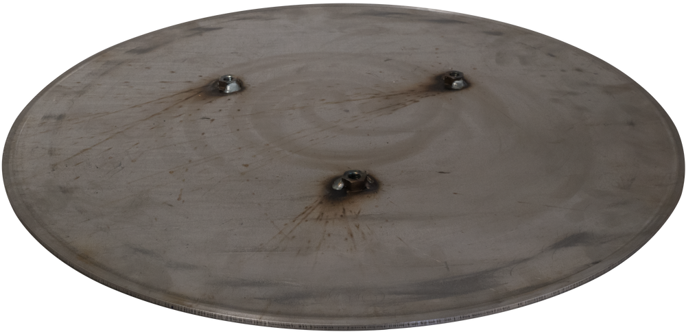 Smoothing disc pressed with small edge - Viapex GmbH putzmaschinen zubehör ersatzteile