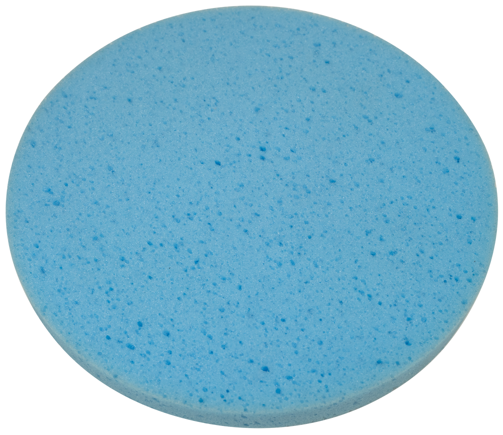 Replacement sponge with velcro 30x350 mm blue - Viapex GmbH putzmaschinen zubehör ersatzteile