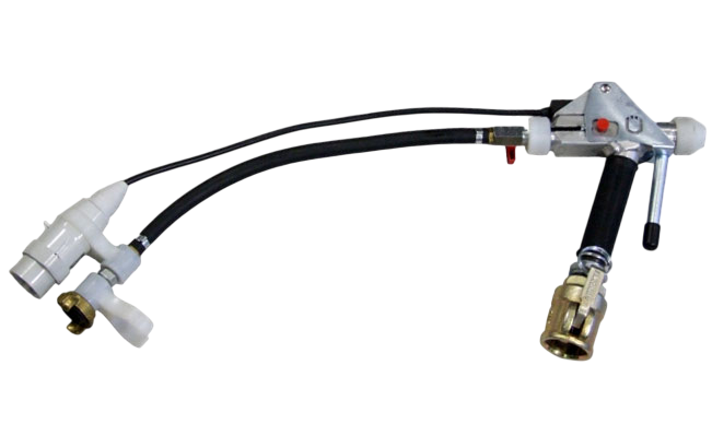 Spraygun for Clue and armoring mortar