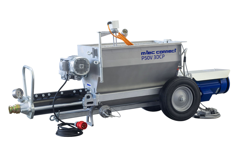 M-Tec Connect P50V 3DCP pump for 3D concrete printing