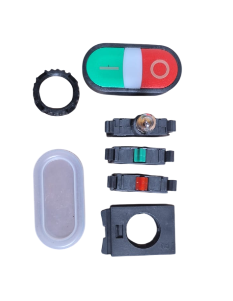 Dual Push Button 24V, Signal Light, 574033/100
