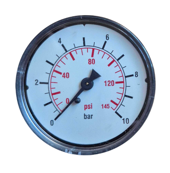 Pressure Gauge 0-10 Bar, Original m-tec