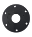Rubber Disc LK120 6LD10, 140 x 46 x 8 mm