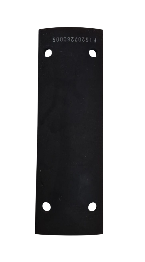 Rubber Plate 5 x 72 x 222 mm, Putzmeister