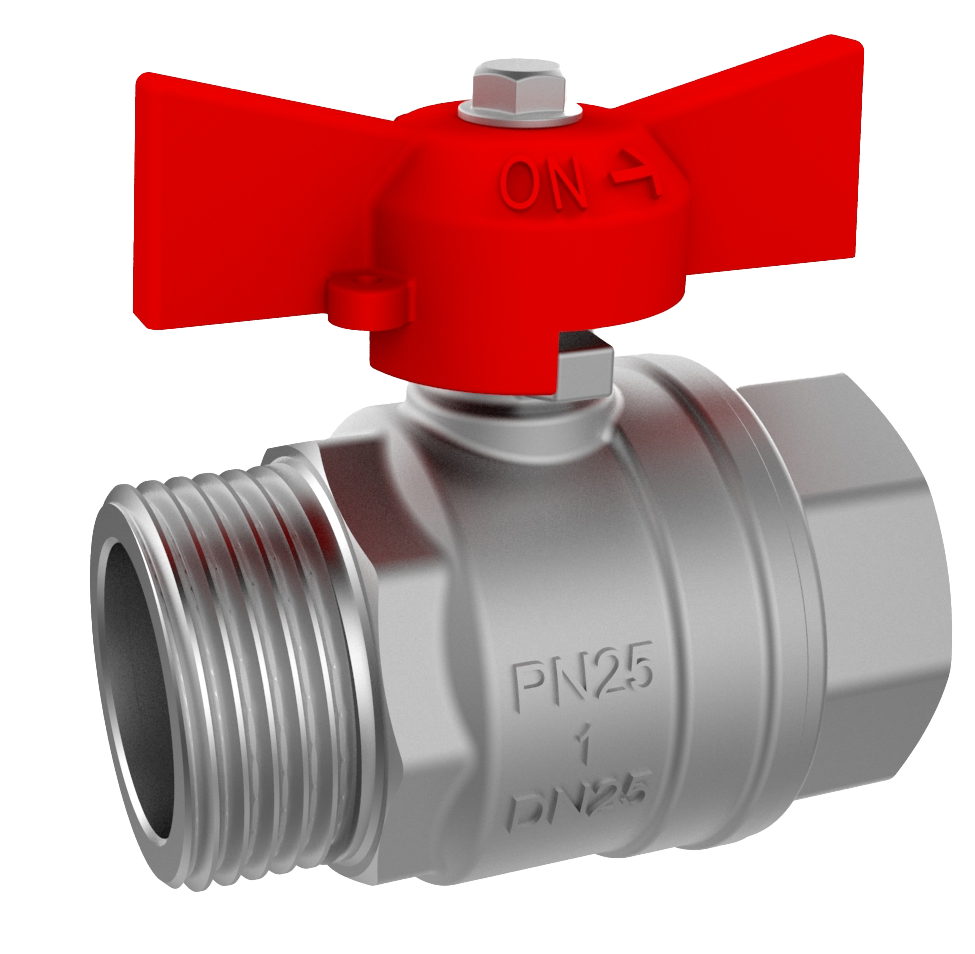 Ball Valve 1/2" IT/ET, Double-Wing, Full Bore