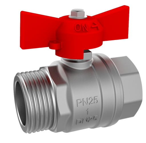 Ball Valve 1/2" IT/ET, Double-Wing, Full Bore