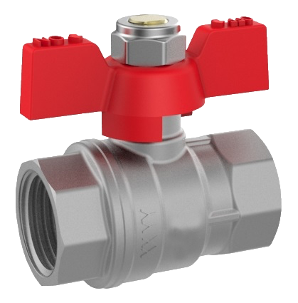 Ball Valve 1/4" IT/IT, Double-Wing, Full Bore