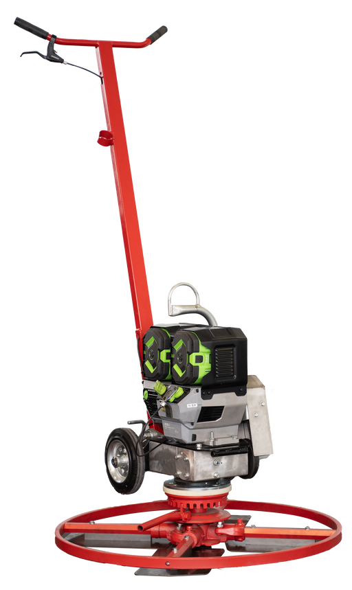 Battery-Powered Trowel with Bayonet Lock
