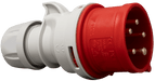 CEE Plug 400 V, 4 or 5 Pin, 16 A or 32 A, view 3