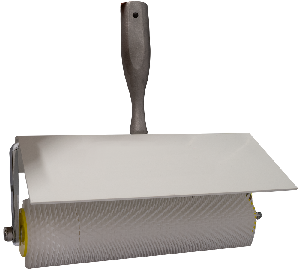 De-Aerating Spiked Roller for Screed