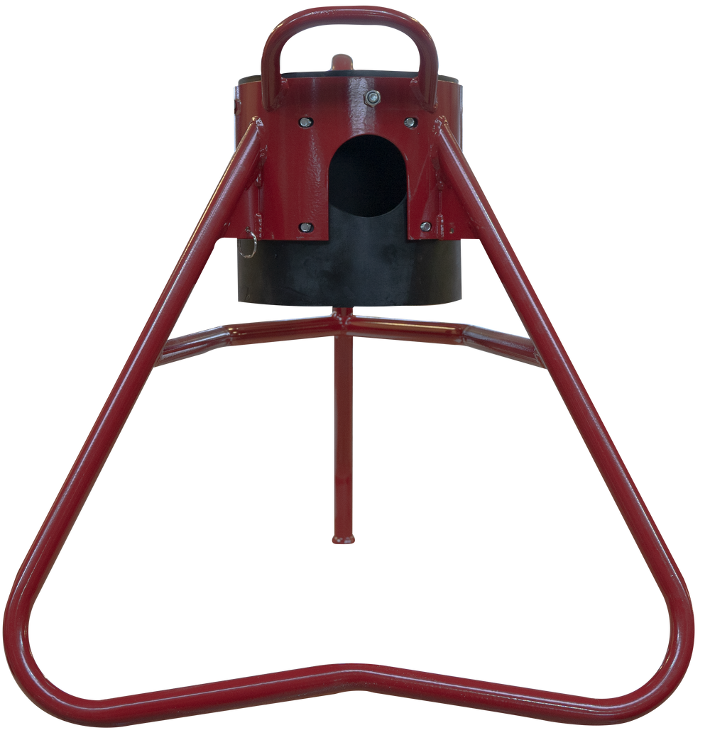 Steel Skid Discharge Stand, No Connection Plate