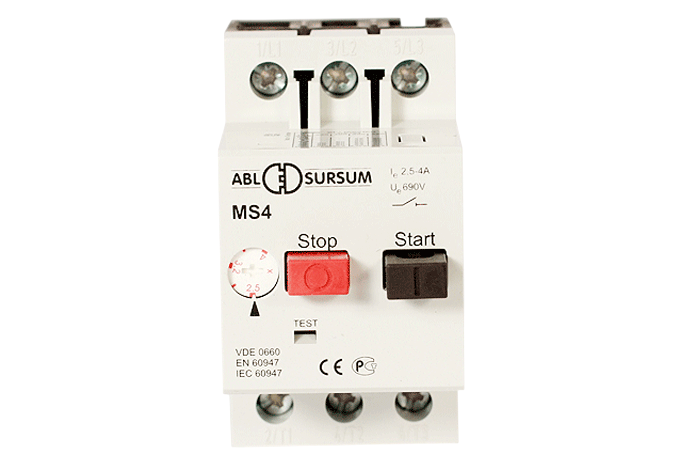 Motor Protection Switch for PFT and m-tec