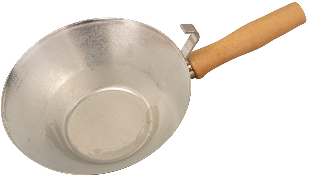 Plasterer's Pan 180 mm, Galvanised, Wood Handle