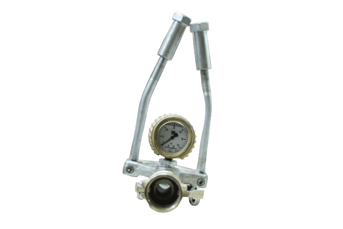 Pressure Flange with Manometer for MP25