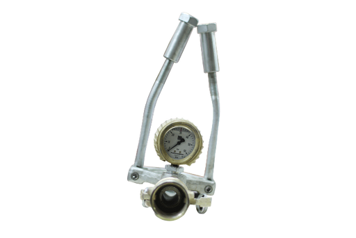 Pressure Flange with Manometer for MP25